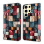 Crystal-Like Painted Vegan Leather Phone Case, For Samsung Galaxy S24 FE 5G, For Samsung Galaxy S24 Ultra 5G, For Samsung Galaxy S23 Ultra 5G, For Samsung Galaxy S23+ 5G