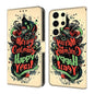 Crystal-Like Painted Vegan Leather Phone Case, For Samsung Galaxy S25 Edge 5G, For Samsung Galaxy S24 / S25 5G, For Samsung Galaxy S24+ / S25+ 5G, For Samsung Galaxy S25 Ultra 5G