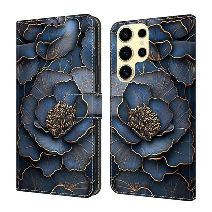 Crystal-Like Painted Vegan Leather Phone Case, For Samsung Galaxy S26+ 5G, For Samsung Galaxy S26 Ultra 5G, For Samsung Galaxy S26 5G, For Samsung Galaxy S25 FE 5G