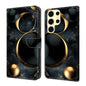 Crystal-Like Painted Vegan Leather Phone Case, For Samsung Galaxy S26+ 5G, For Samsung Galaxy S26 Ultra 5G, For Samsung Galaxy S26 5G, For Samsung Galaxy S25 FE 5G