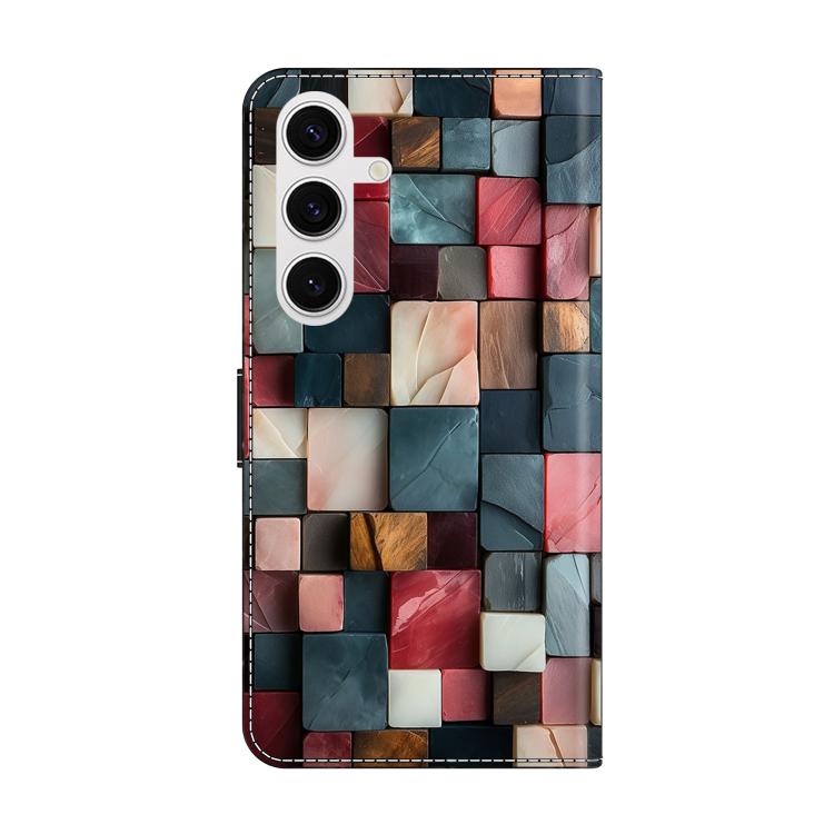 Crystal-Like Painted Vegan Leather Phone Case, For Samsung Galaxy S24 FE 5G, For Samsung Galaxy S24 Ultra 5G, For Samsung Galaxy S23 Ultra 5G, For Samsung Galaxy S23+ 5G