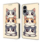 Crystal-Like Painted Vegan Leather Phone Case, For Samsung Galaxy S25 Edge 5G, For Samsung Galaxy S24 / S25 5G, For Samsung Galaxy S24+ / S25+ 5G, For Samsung Galaxy S25 Ultra 5G