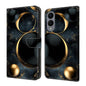 Crystal-Like Painted Vegan Leather Phone Case, For Samsung Galaxy S25 Edge 5G, For Samsung Galaxy S24 / S25 5G, For Samsung Galaxy S24+ / S25+ 5G, For Samsung Galaxy S25 Ultra 5G
