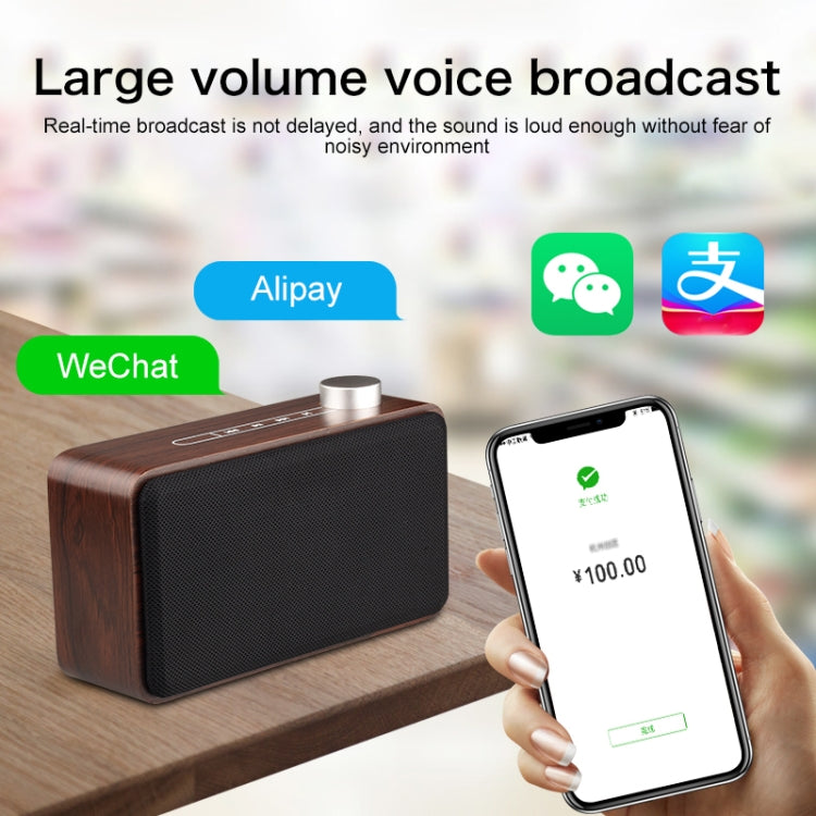W5A Subwoofer Fabric Wooden Touch Bluetooth Speaker, Support TF Card & U Disk & 3.5mm AUX