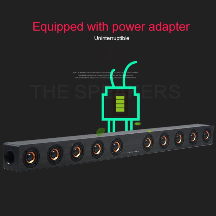 D90 Subwoofer Wooden Bluetooth 4.2 Speaker with Remote Control, Support TF Card & 3.5mm AUX Coaxial & Optical Fiber & U Disk