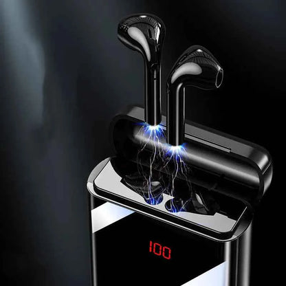 Bluetooth Headphones Power Bank with Display (Stereo)