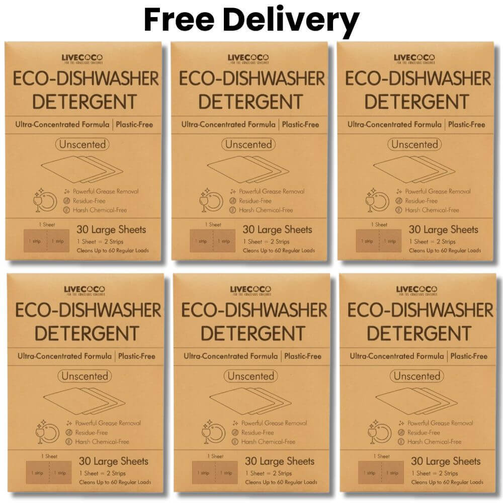 Eco-Dishwasher Detergent Sheets (60 Loads, Unscented)-2