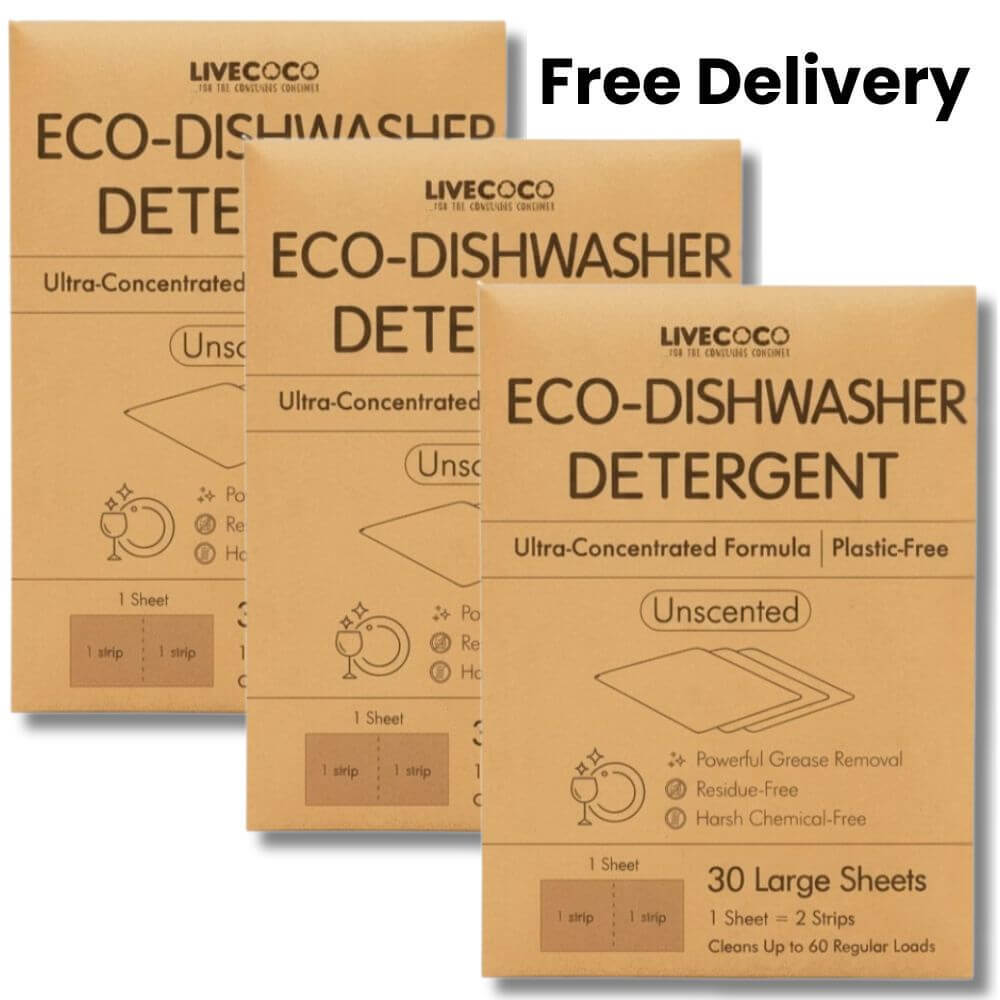 Eco-Dishwasher Detergent Sheets (60 Loads, Unscented)-1