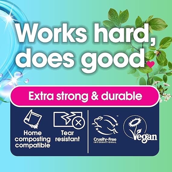 EcoZone Small Bin Bags 10 Litre (Compostable, 22 bags per roll)-2