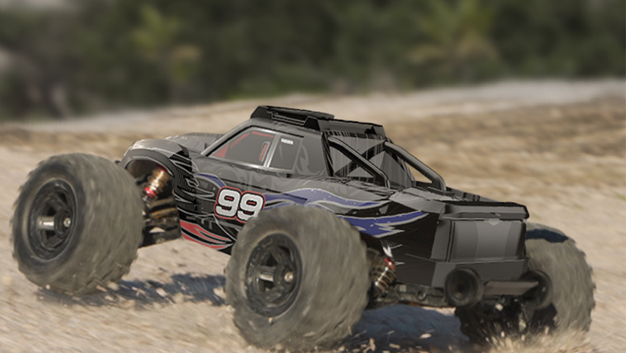 46+ kmh 4WD Electric High Speed RC Truggy Off-Road 1:10 Vehicle Models dealonline.co.nz