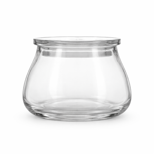 Frankly Cotton Clear Glass Storage 750ml Nest & Stem Homewares