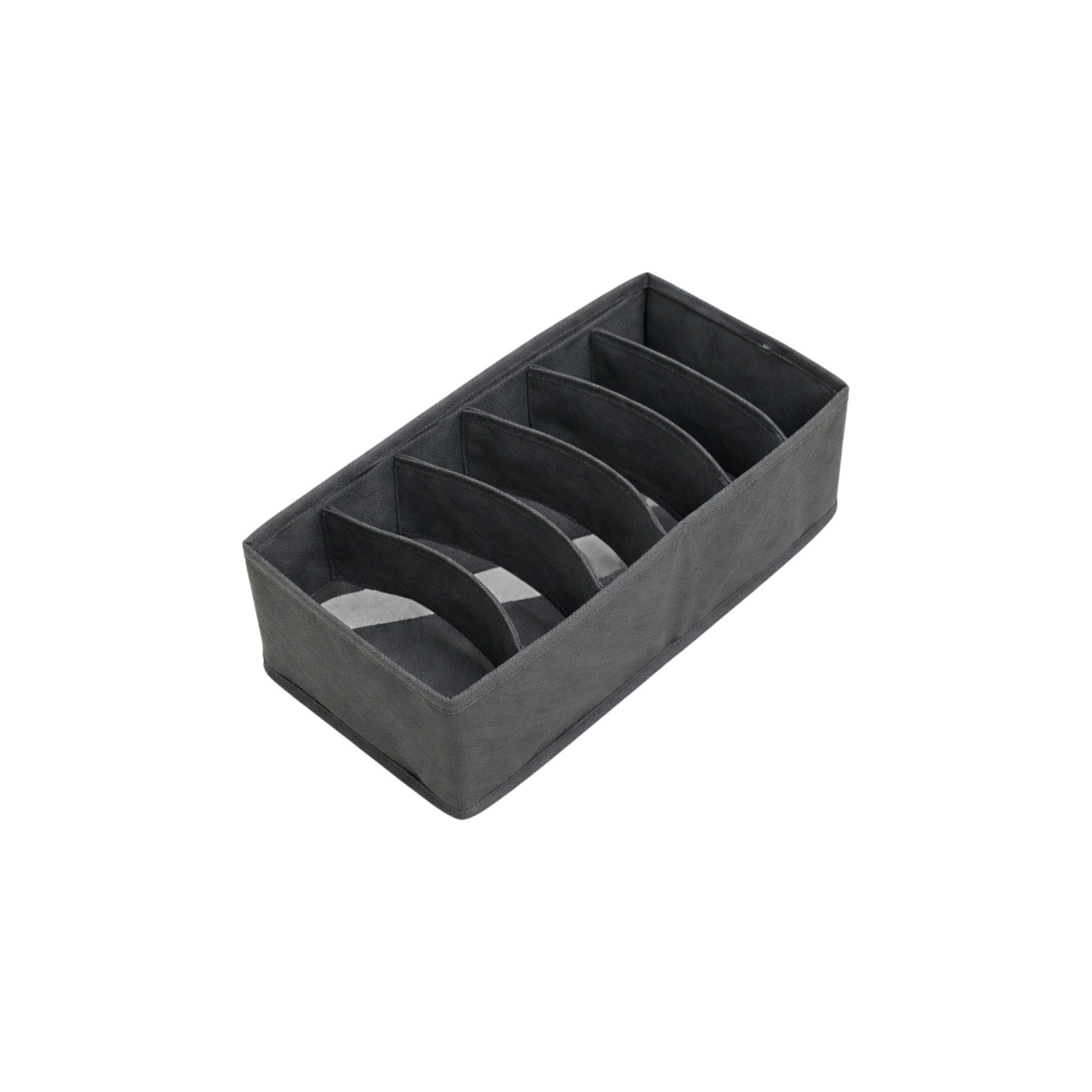 Frankly Cotton Fabric Drawer Organiser – Charcoal Nest & Stem Homewares