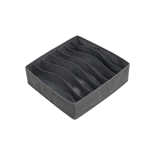 Frankly Cotton Fabric Drawer Organiser – Charcoal Nest & Stem Homewares