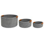 Frankly Cotton Dark Grey Basket with Tan Holders Nest & Stem Homewares