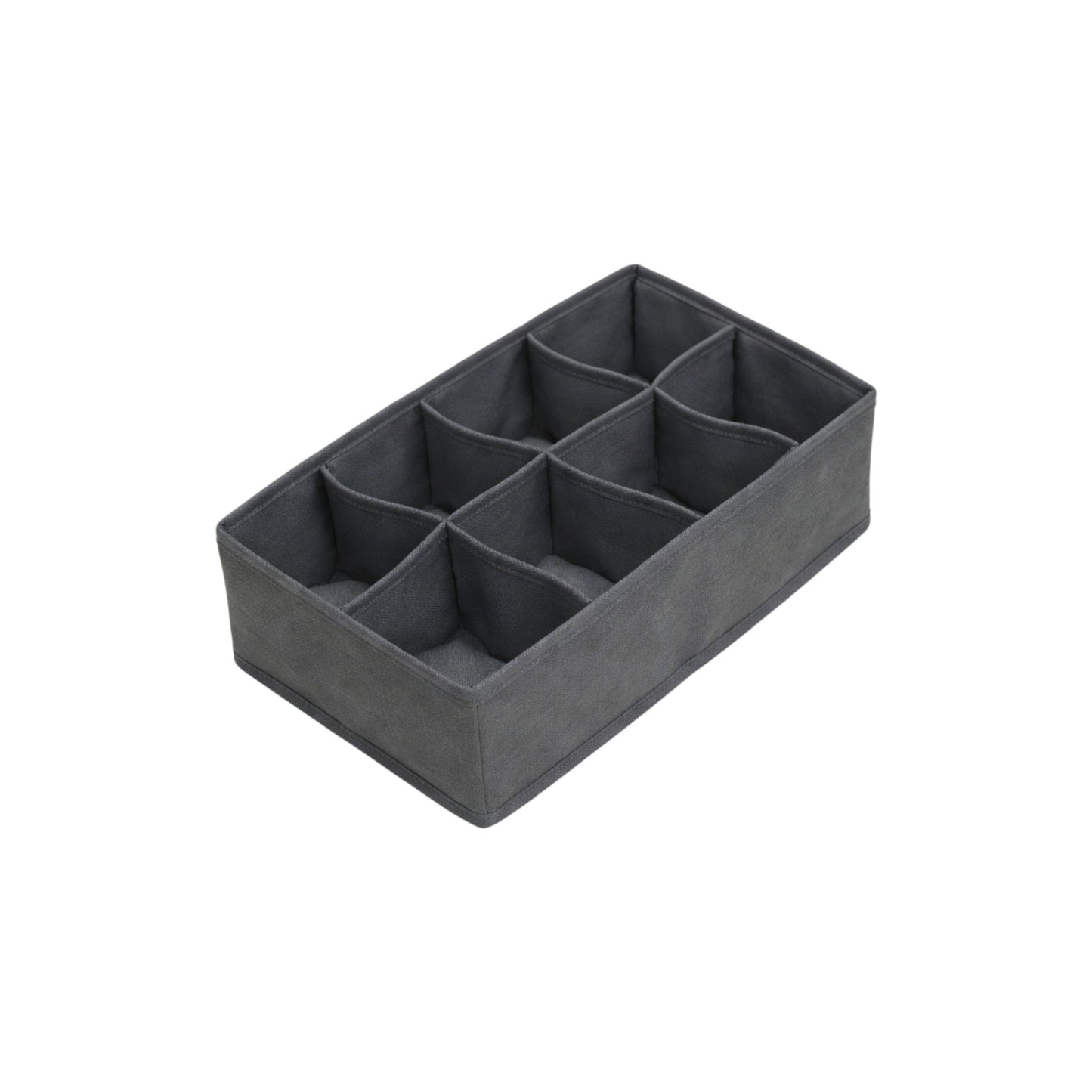 Frankly Cotton Fabric Drawer Organiser – Charcoal Nest & Stem Homewares