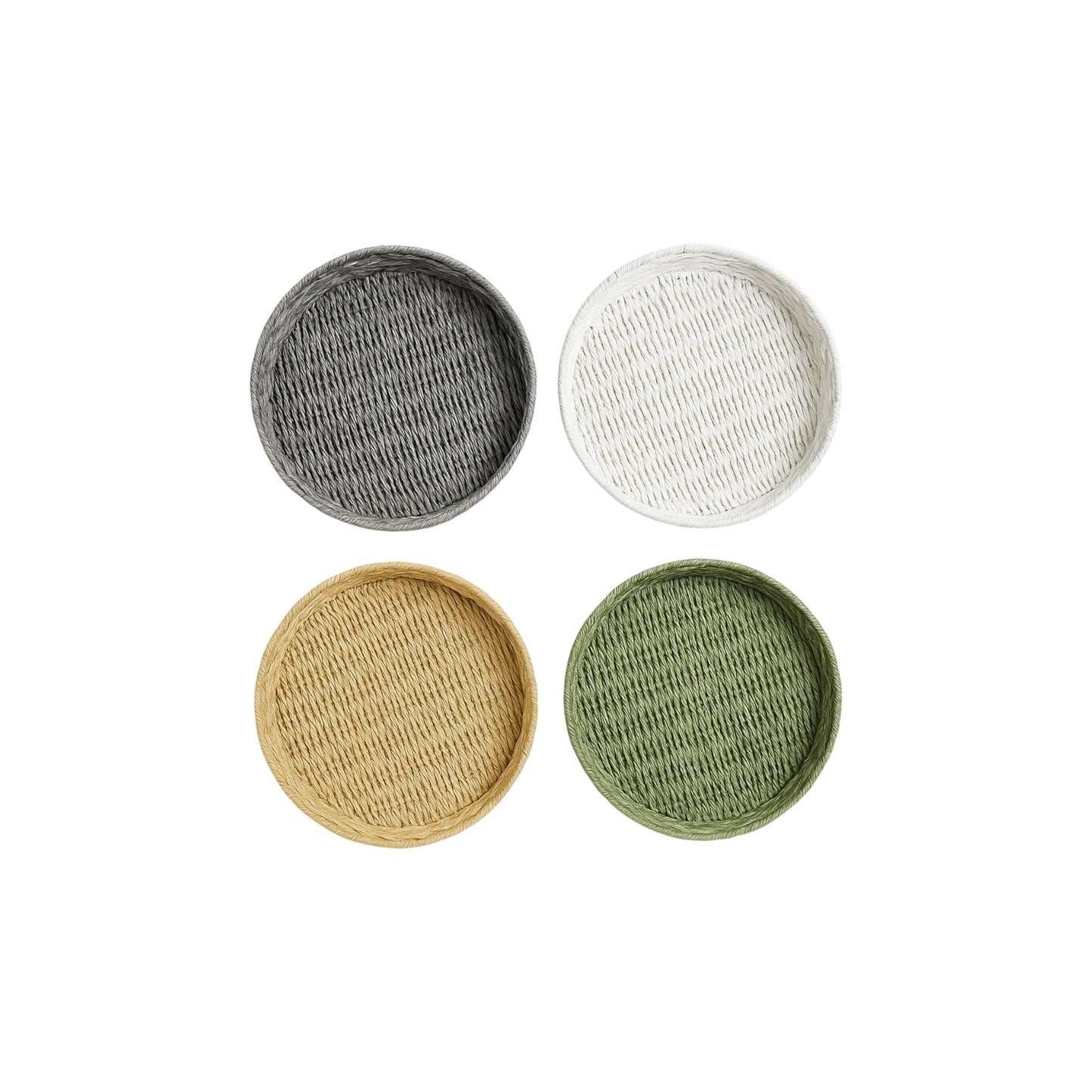 Frankly Cotton Round Paper Rope Tray 7.5Cm X 40Cm Nest & Stem Homewares