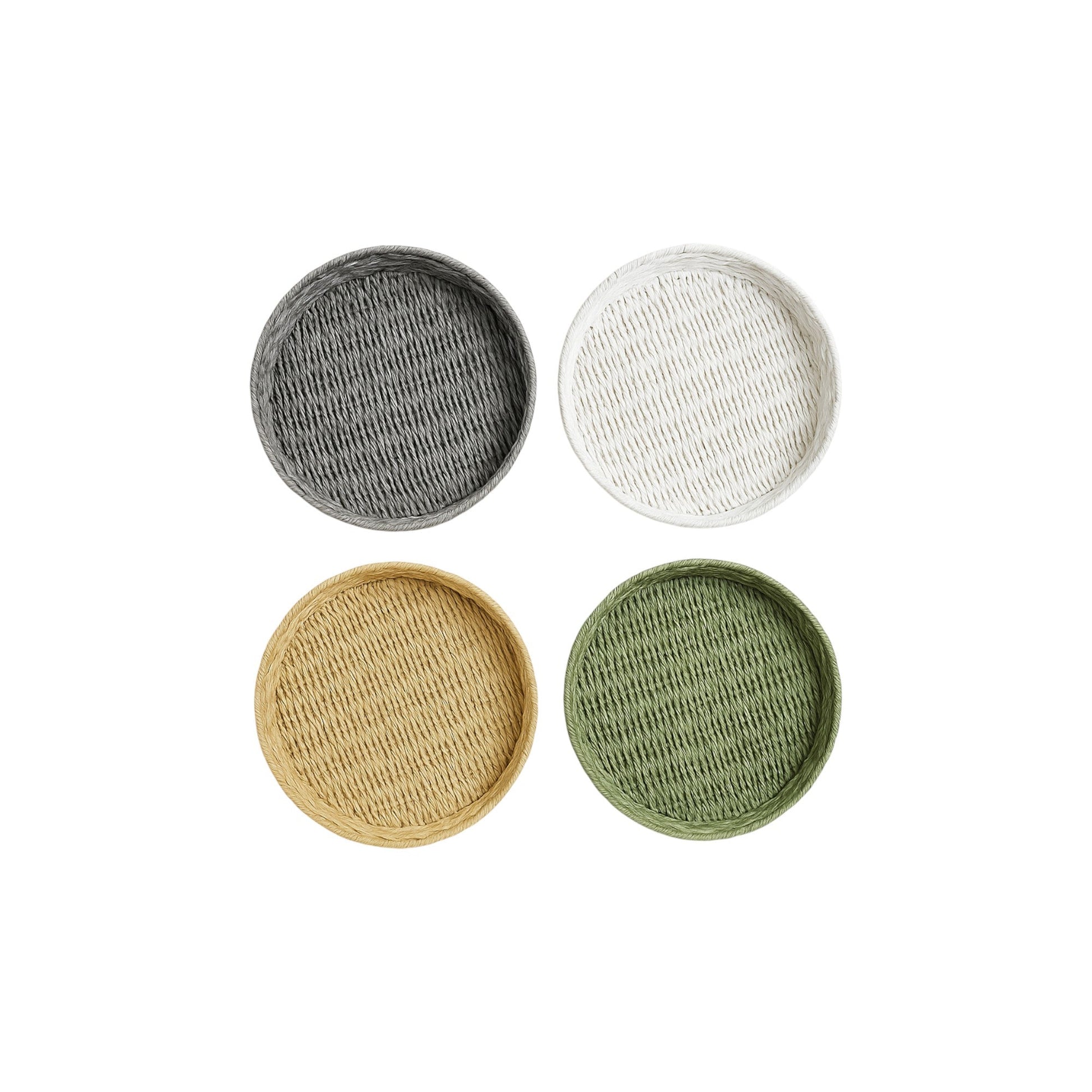 Frankly Cotton Round Paper Rope Tray 7.5Cm X 40Cm Nest & Stem Homewares