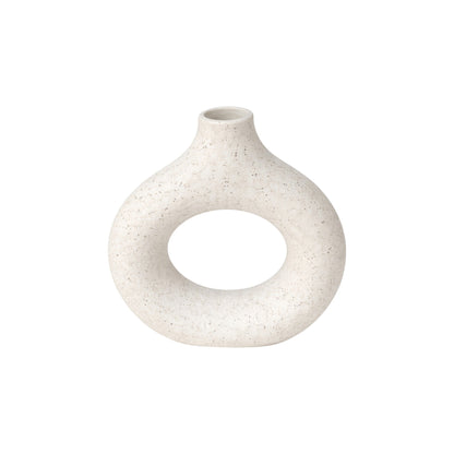 Frankly Cotton Speckled Ceramic Arch Vase Nest & Stem Homewares