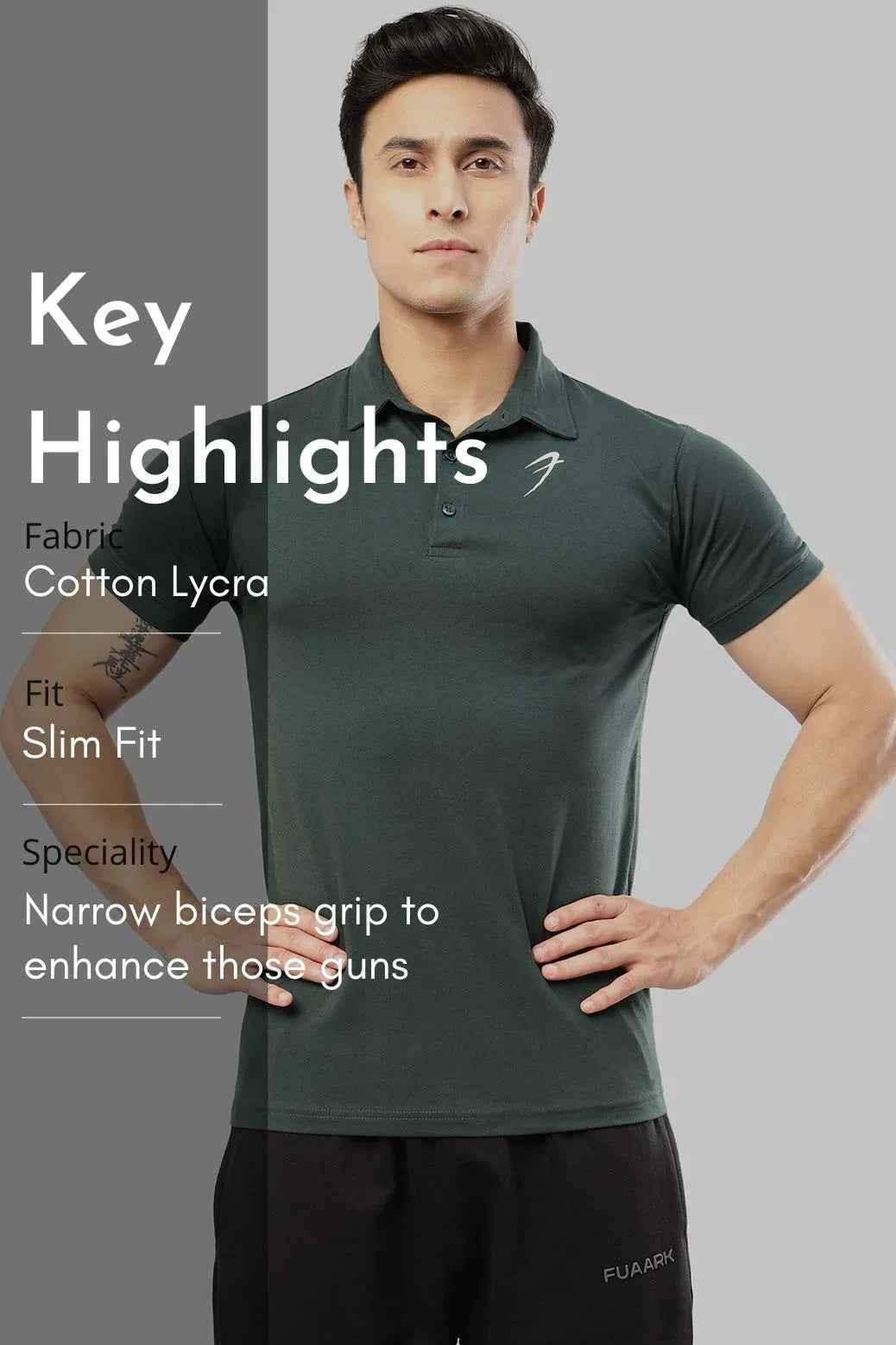 Polo T-shirt Green