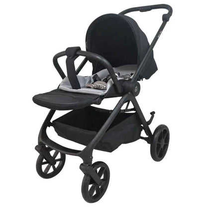 Crown Y – Luxury Reversible Open Bassinet Stroller with Sunshade and Extended Canopy