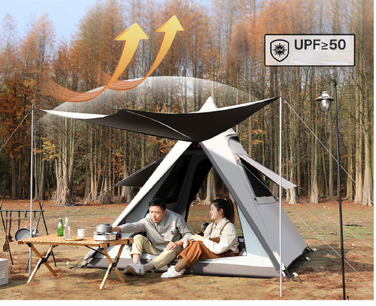 Automatic Pyramid Double-Layer Outdoor Camping Tent ECOTREK