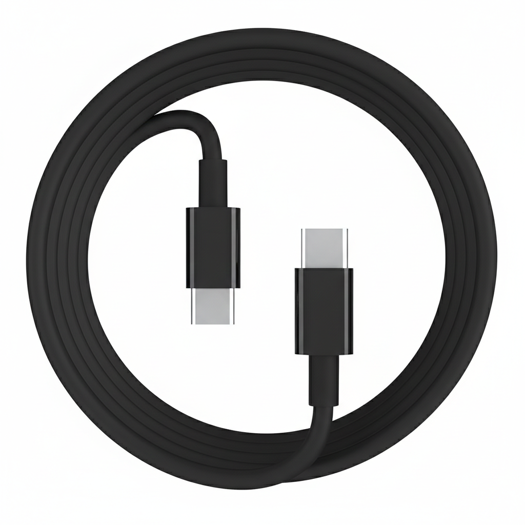 USB-C to USB-C Charger Cable for Vivo Phones (Black) 1m 9eight5