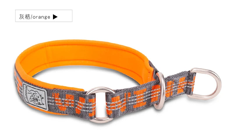 Truelove P Chain Pet Reflective Collar Nylon Best Neoprene Padded Half Choke Training Lightweight Washable Sports YC1852