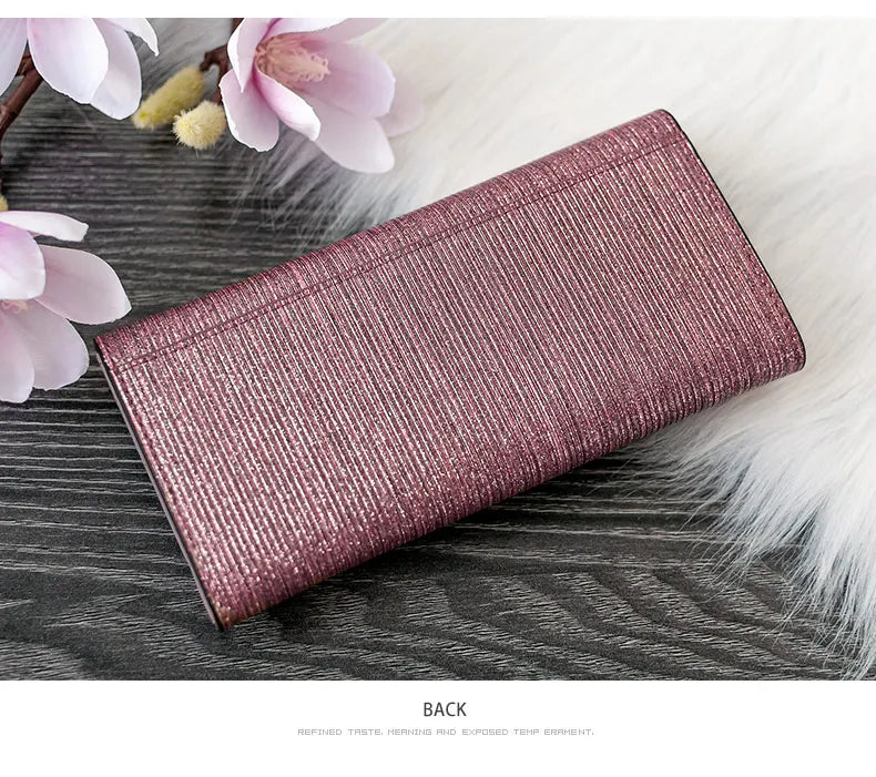 FOXER Women's Split Leather Long Wallet