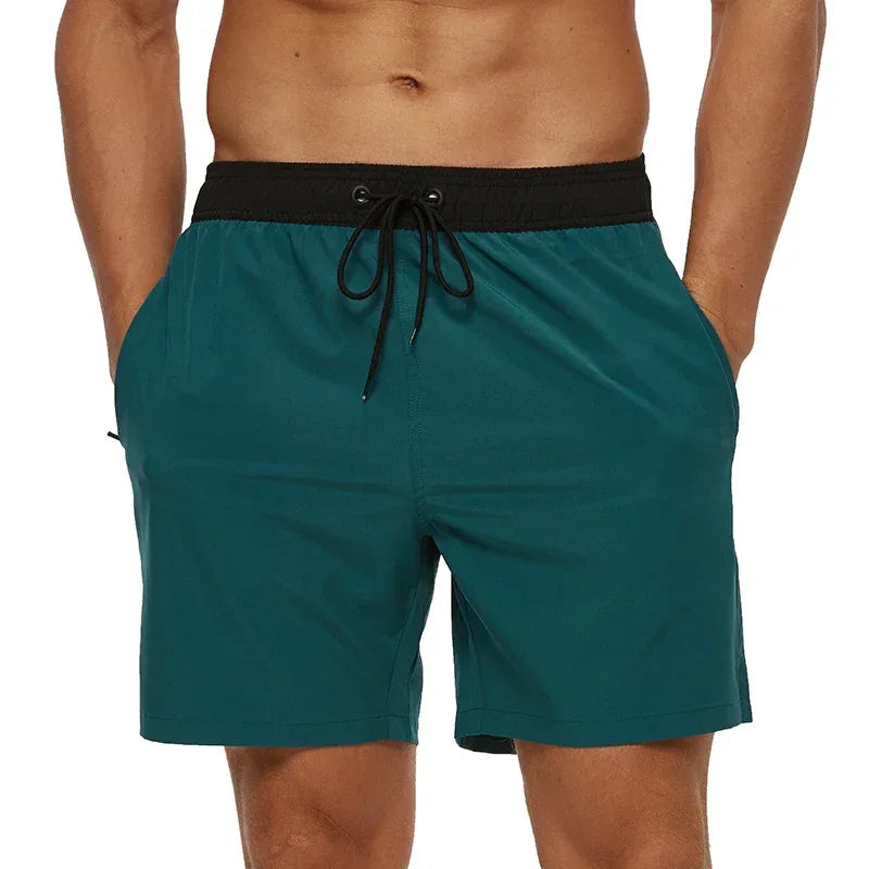 DATIFER Men's Solid Boardshorts - ShopHub