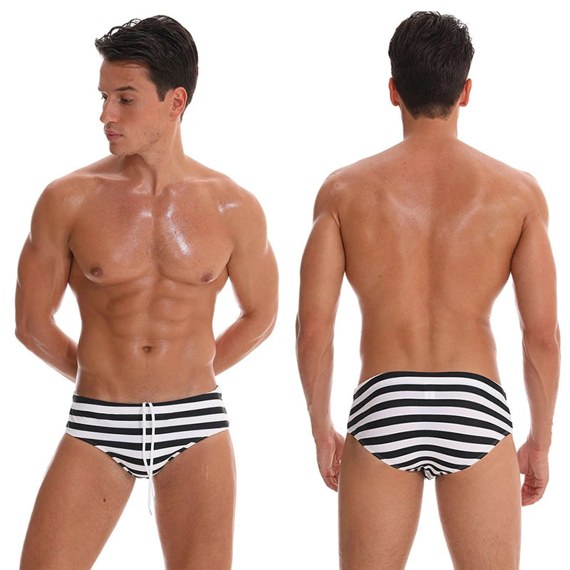 DATIFER Men's Sexy Low Waist Swim Briefs