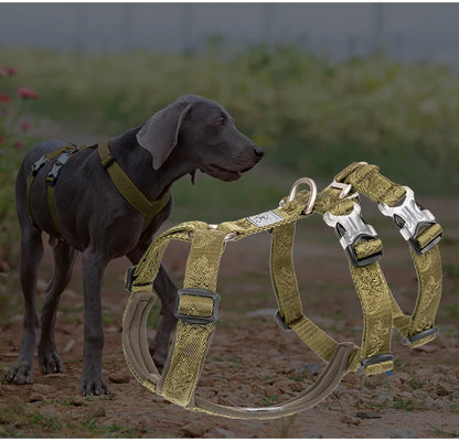 TRUELOVE  Pet Harness Double-H Nylon Personalized Dog Harness NO PULL Reflective Breathable Adjustable YH1803