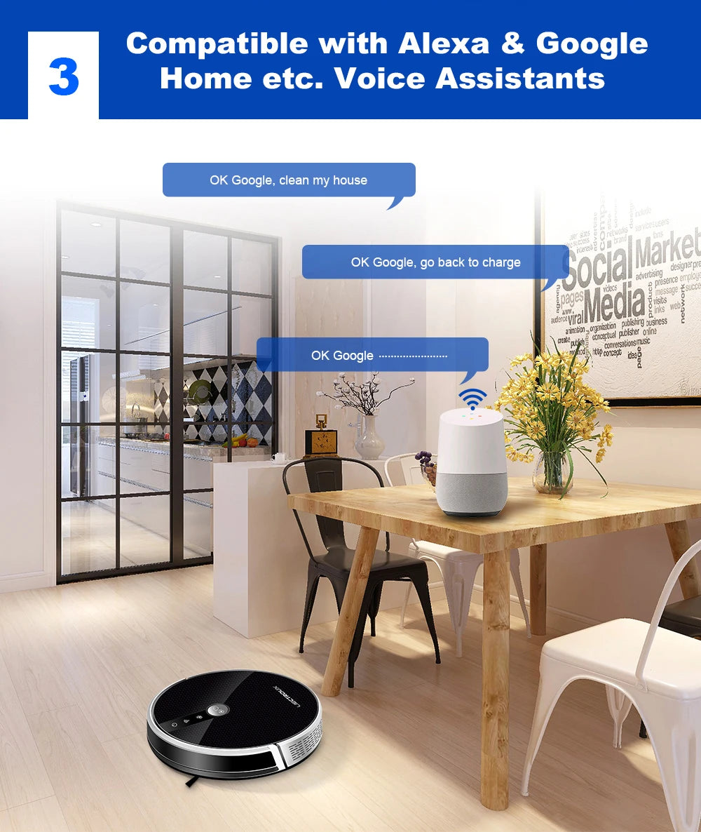 LIECTROUX/LILIN C30B Robot Vacuum Cleaner