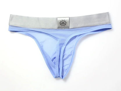 BRAVE PERSON Transparent Men's Briefs - Low-Waist Mesh Gauze Breathable Underwear