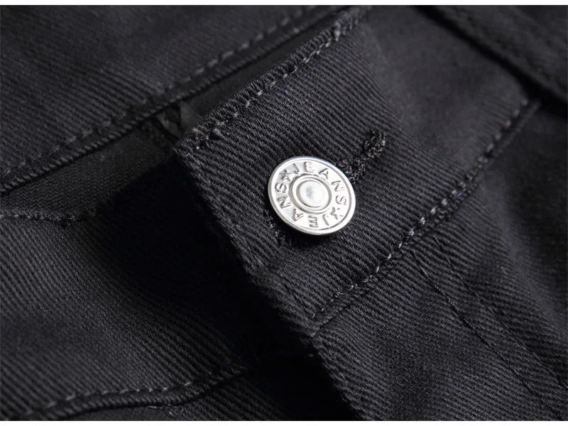 Men's Scotland Red Plaid Tartan Patchwork Jeans - ShopHub