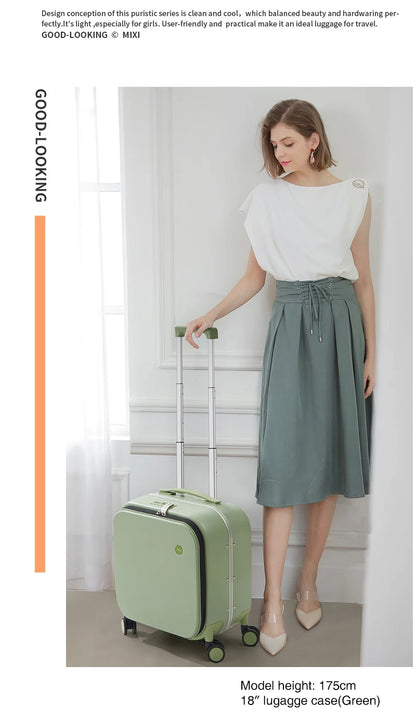 Mixi 18-inch Carry-on Suitcase