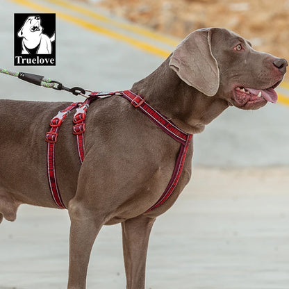 Truelove Double H Harness Neoprene Padding Durable Strong Reflective Gow in the Dark Aluminum Alloy Fitting Light Weight TLH6571