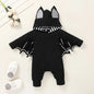 Kids Tales Batty Boo Cotton-Blend Halloween Baby Romper