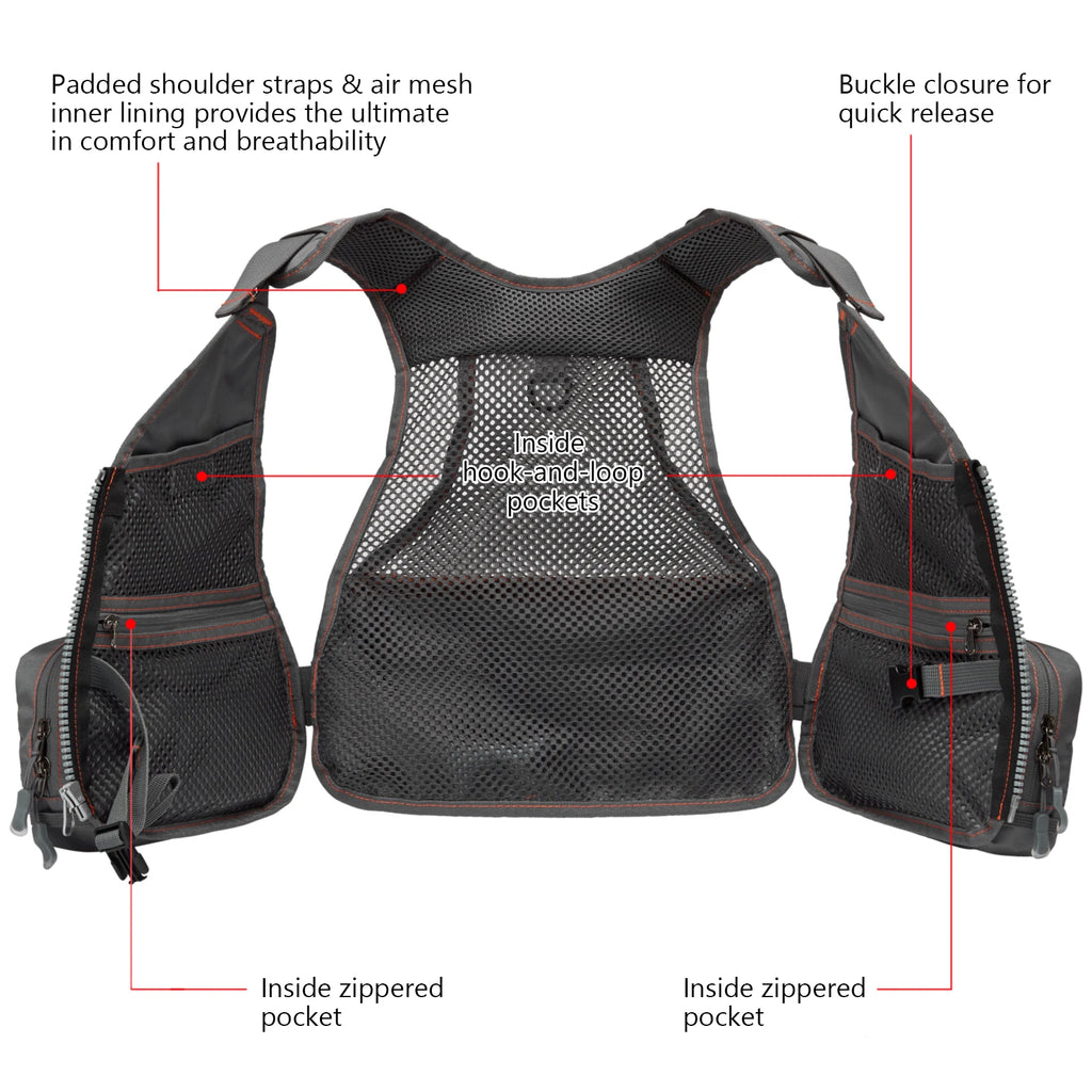 BASSDASH Fly Fishing Vest ShopHub