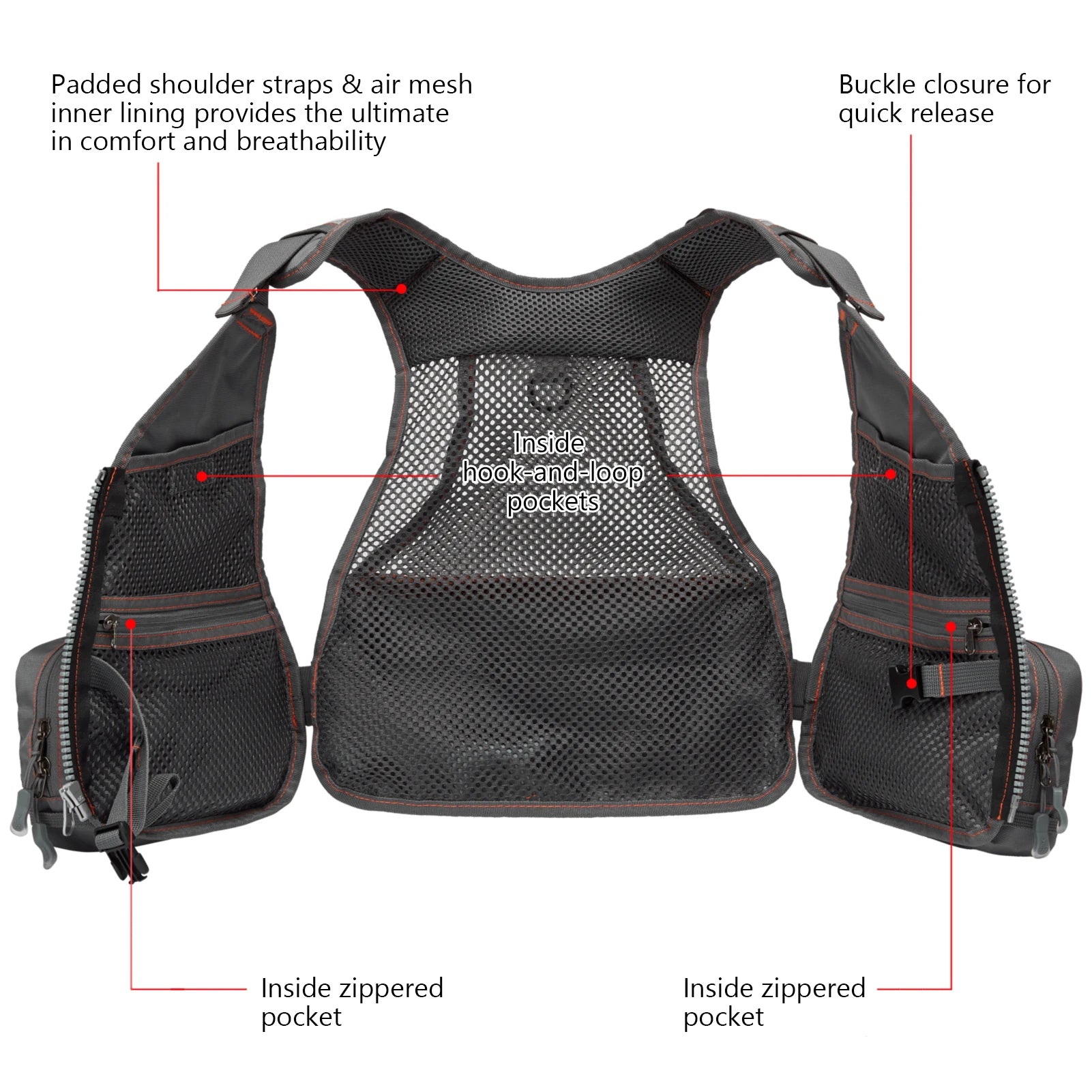 BASSDASH Fly Fishing Vest ShopHub