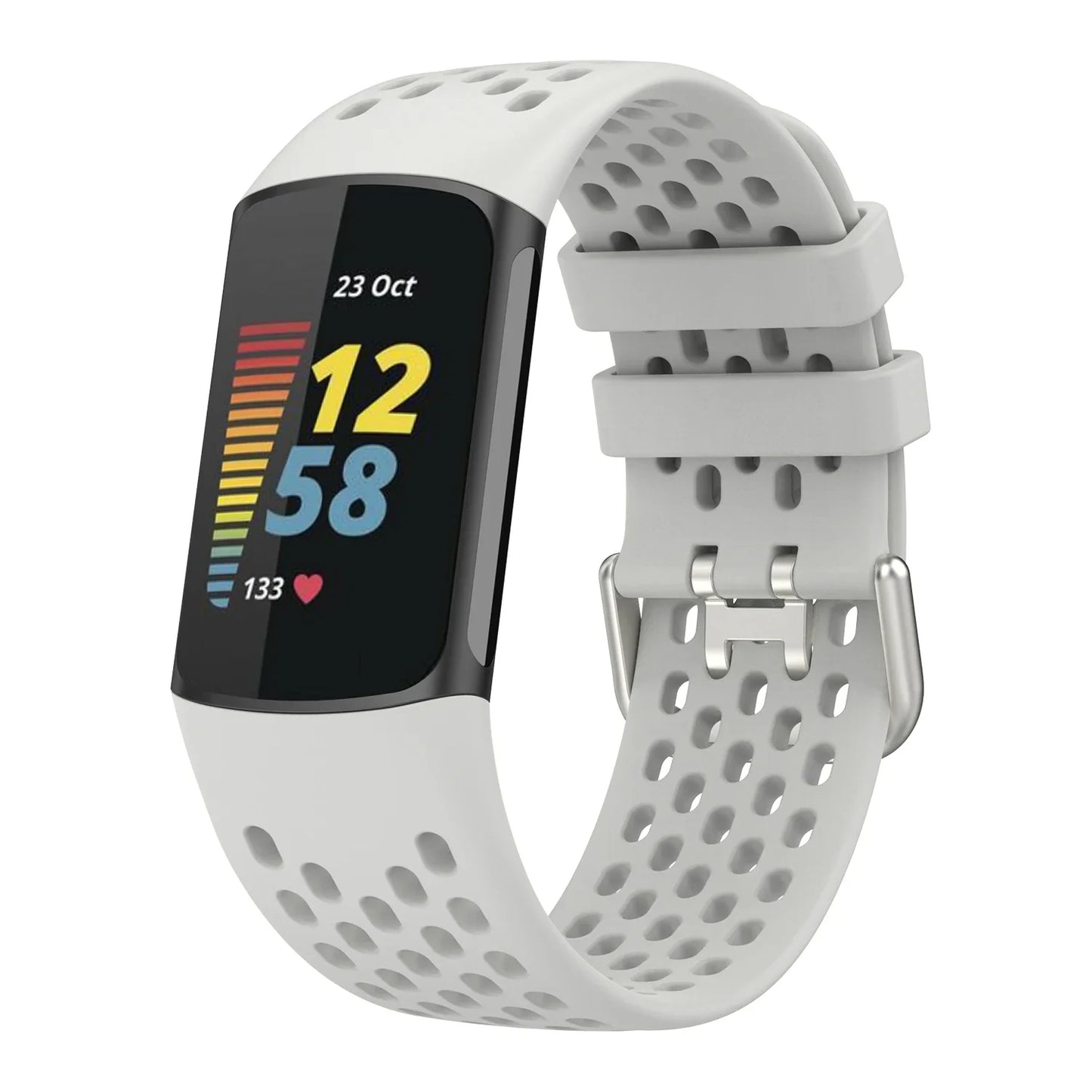 Silicone Sports Strap for the Fitbit Charge 5/6 Series (12 colours available) Habicare