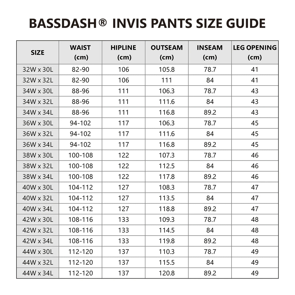 BASSDASH Men’s Stretch Hunting & Fishing Pants ShopHub