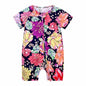 Kids Tales Playful Prints Cotton-Blend Short-Sleeve Baby Romper