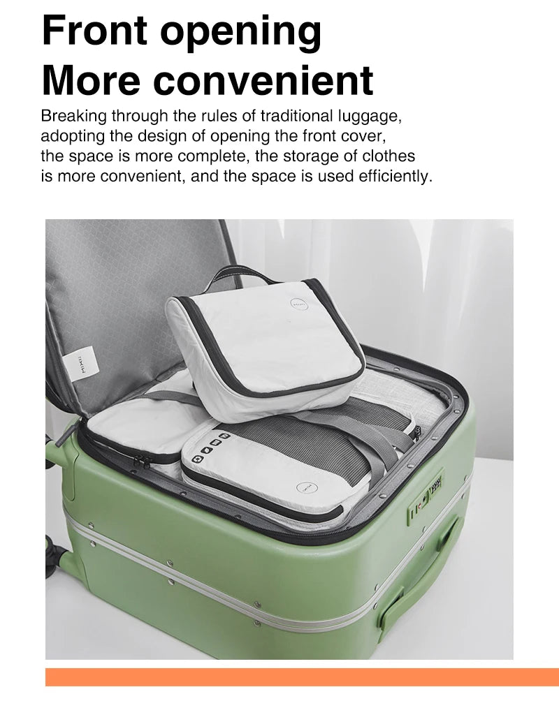 Mixi 18-inch Carry-on Suitcase
