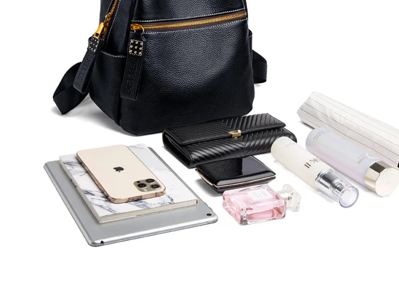 ZOOLER Top Sell Genuine leather Backpack Women Real Leather Travel Bags Style Backpack Soft Skin Female School Girl  Bags MY113