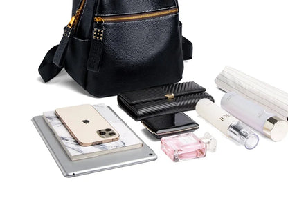 ZOOLER Top Sell Genuine leather Backpack Women Real Leather Travel Bags Style Backpack Soft Skin Female School Girl  Bags MY113