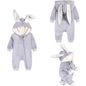 Kids Tales Tiny Trail Cotton-Blend Hooded Zip Baby Romper