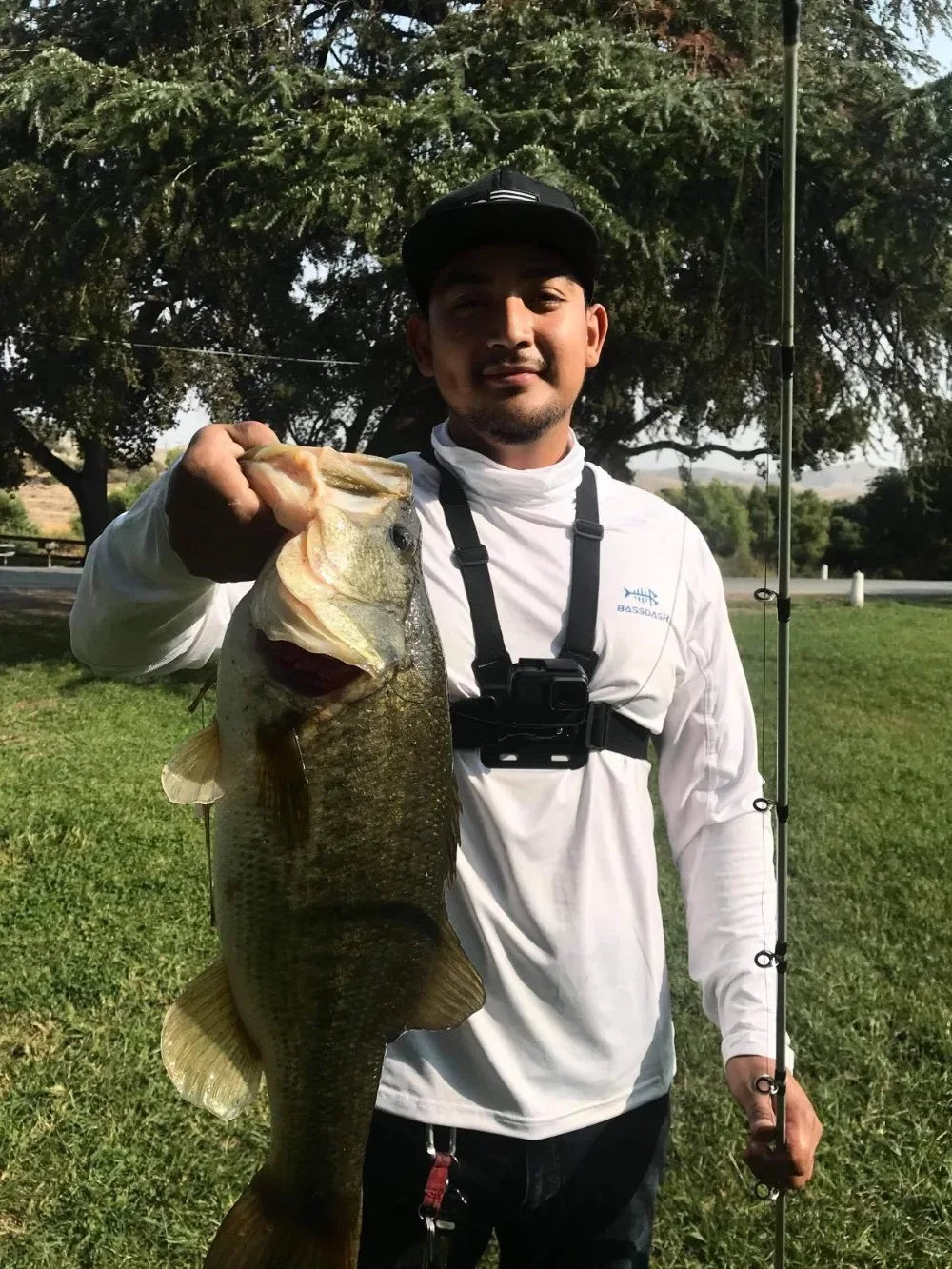 BASSDASH UPF 50+ Men’s Long Sleeve Fishing Shirt