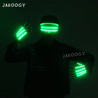 JAEOOGY 004 LED Glasses & Gloves | Five Colours
