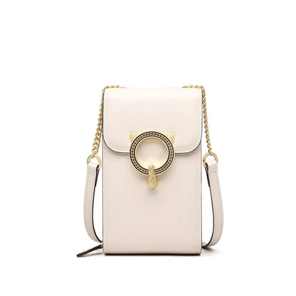 FOXER Split Leather Crossbody Bag