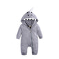 Kids Tales Bunny Hugs Cotton-Blend Hooded Baby Romper
